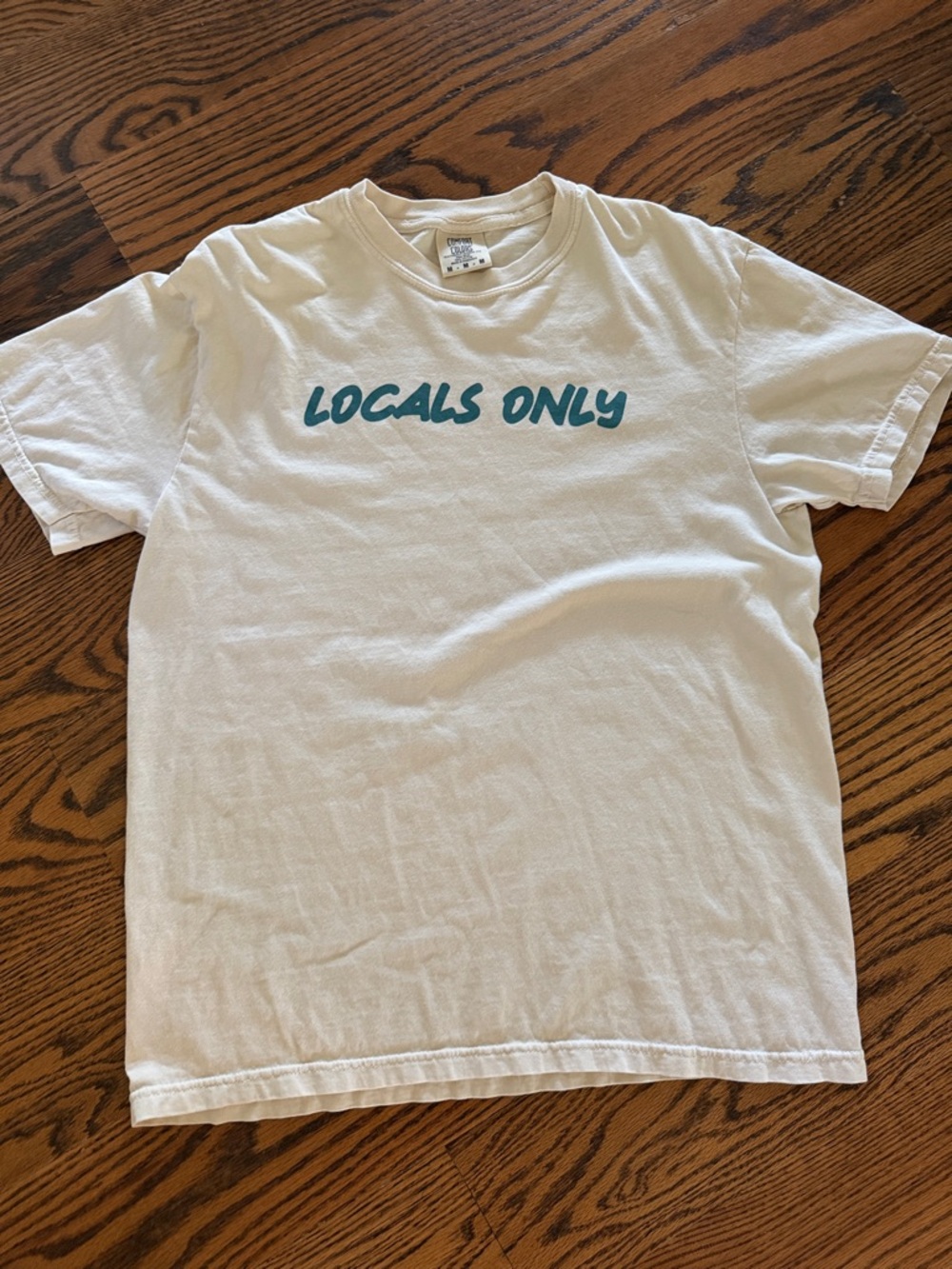 Locals Only Short Sleeve graphic tee - fish print on back from RiffRaff!